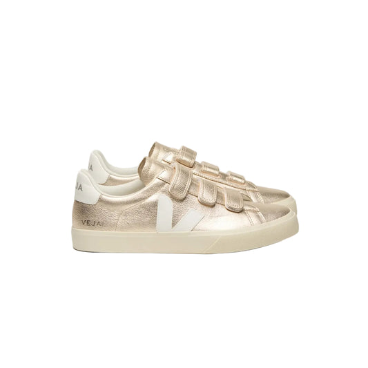 veja RECIFE LEATHER PLATINE WHITE