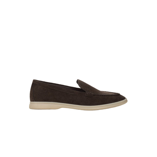 Loro piana summer Walk suede loafers in Brown