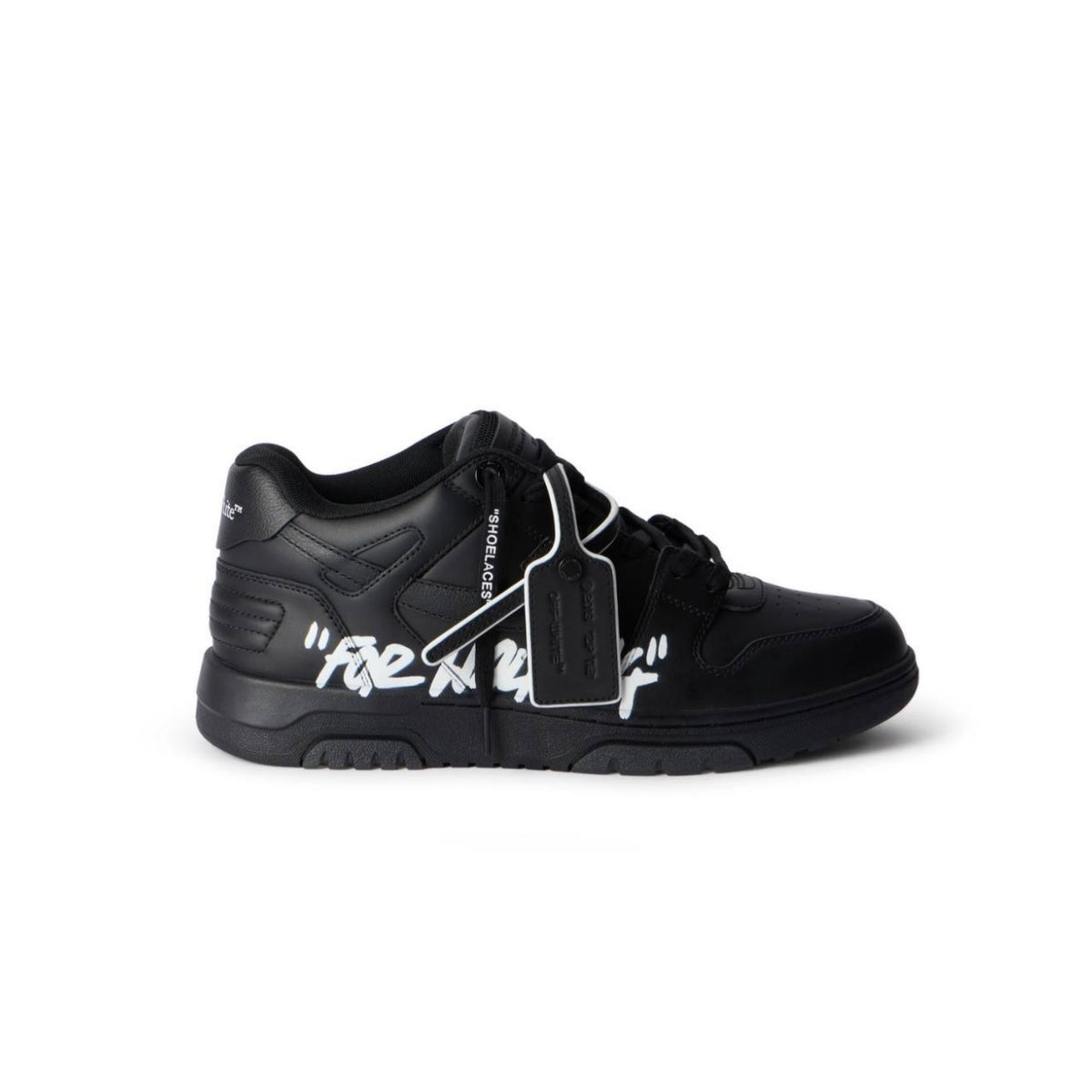 Off-White Black Out Of Office "For Walking" Sneakers