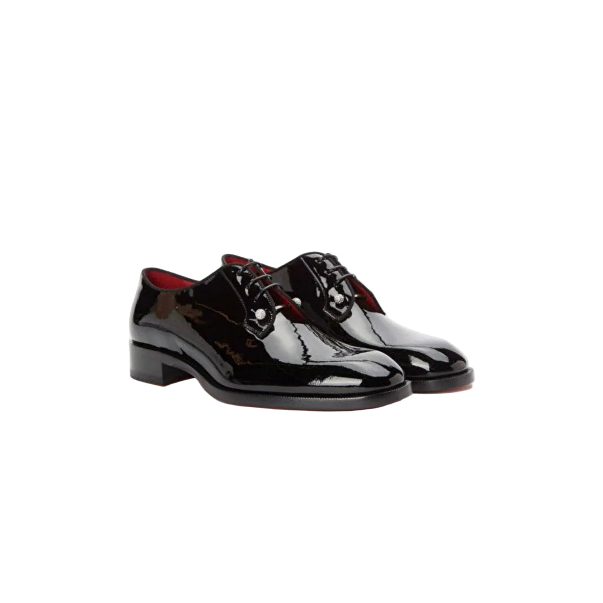Christian Louboutin Chambeliss patent leather Derby shoes