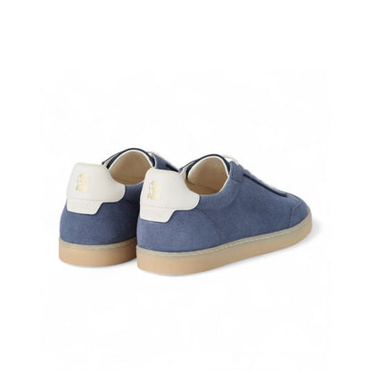Brunello Cucinelli
Men's Suede T-Toe Low-Top Sneakers