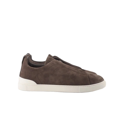 Zegna triple stitch Brown sneakers