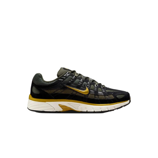 Nike P-6000 SE sneakers in the black, sequoia, and ochre colorway,