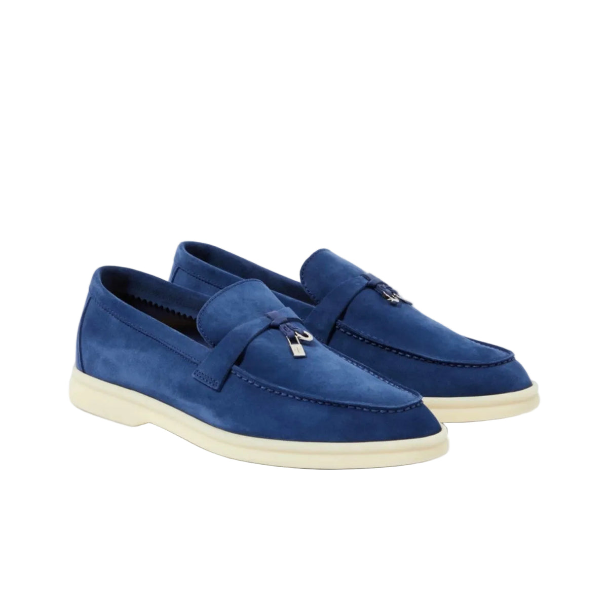Loro piana summer Walk suede loafers Blue