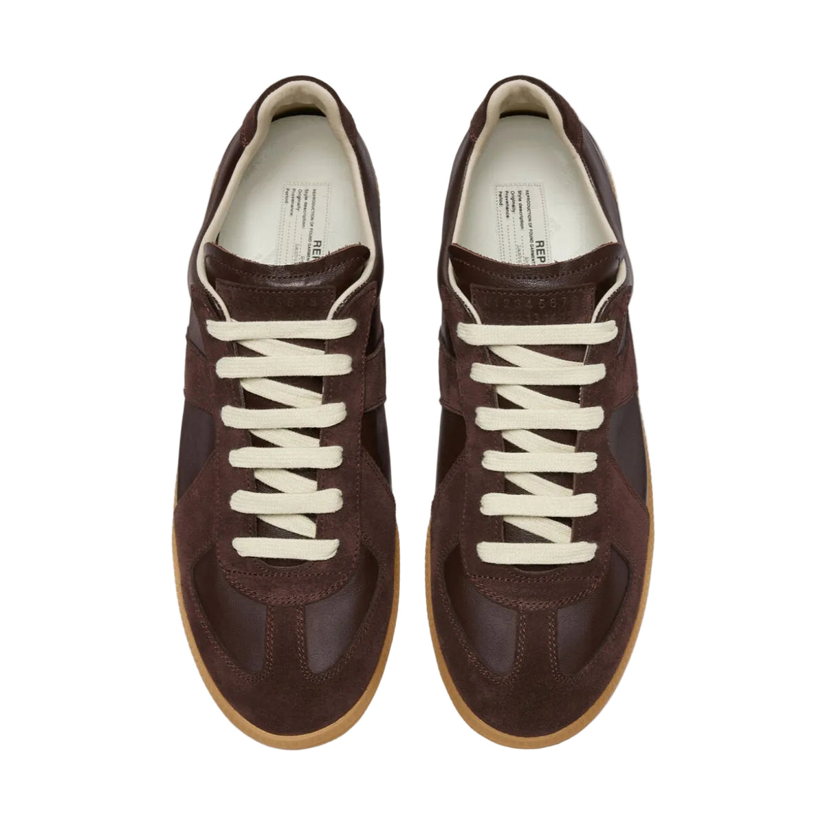 Maison Margiela - Replica leather and suede sneakers