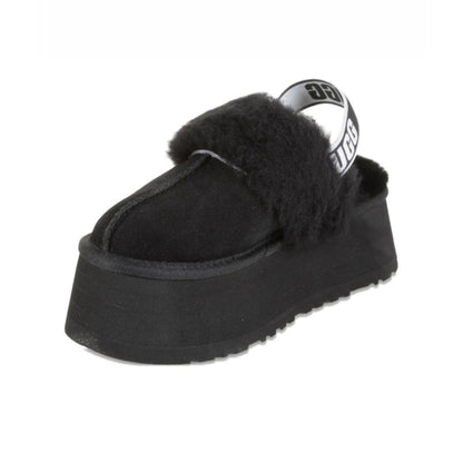 UGG Wmns Funkette Slipper Black'