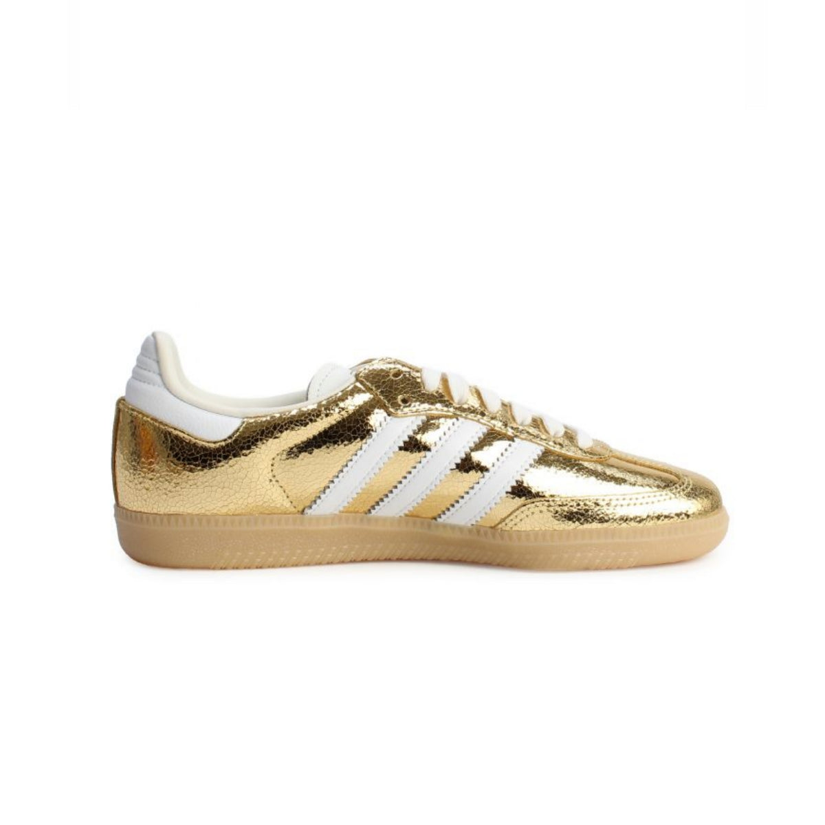 adidas Samba OG Gold Metallic Cracked Leather