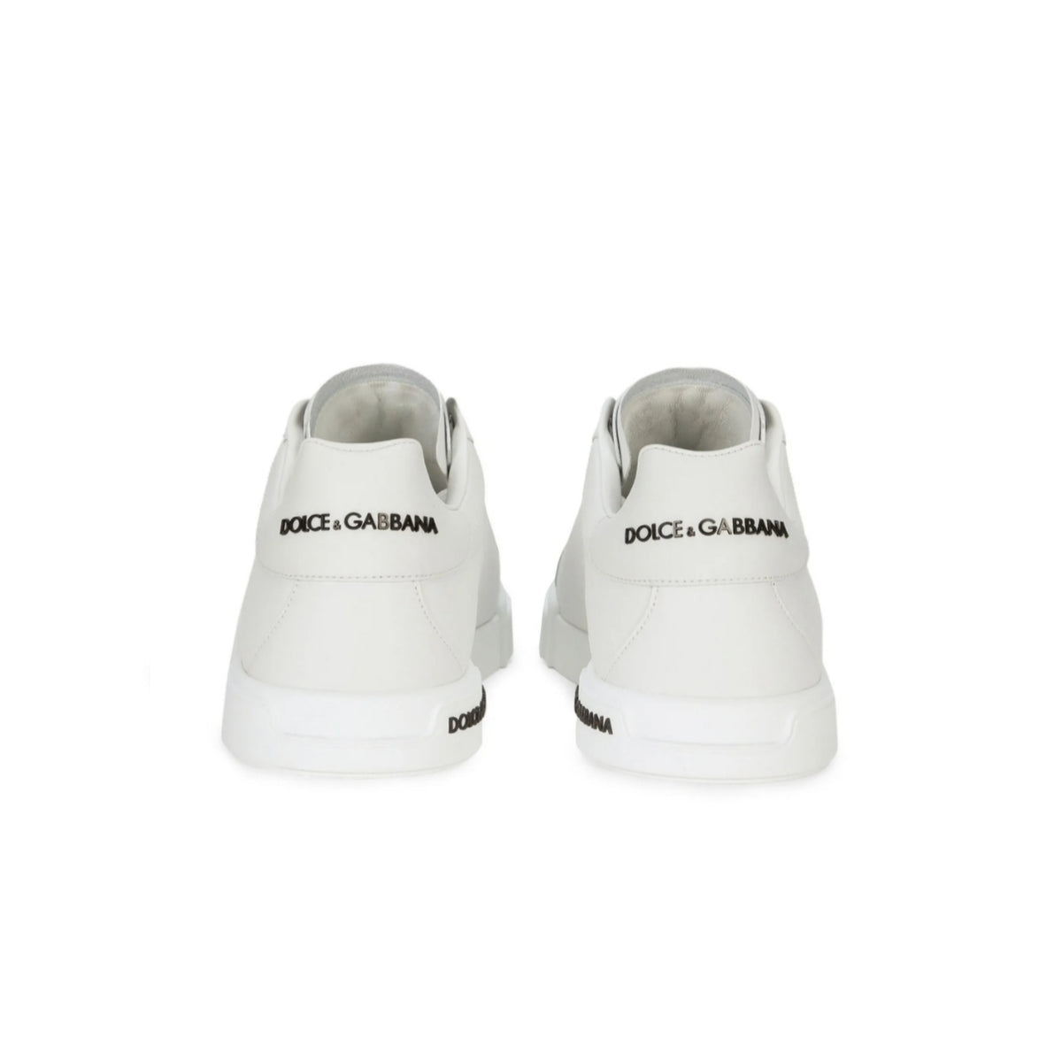 Dolce and Gabbana platform logo-detail sneakers white