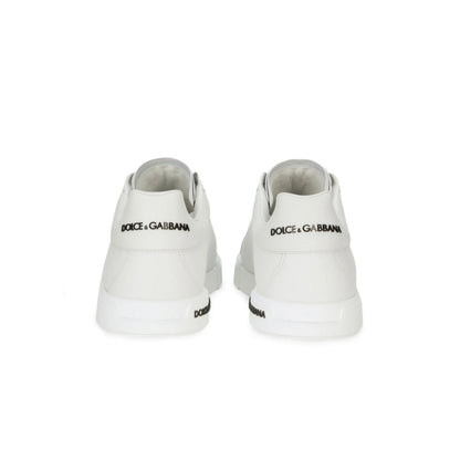 Dolce and Gabbana platform logo-detail sneakers white