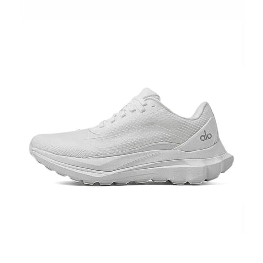 alo yoga runner trainer all white