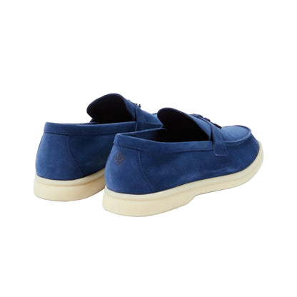 Loro piana summer Walk suede loafers Blue