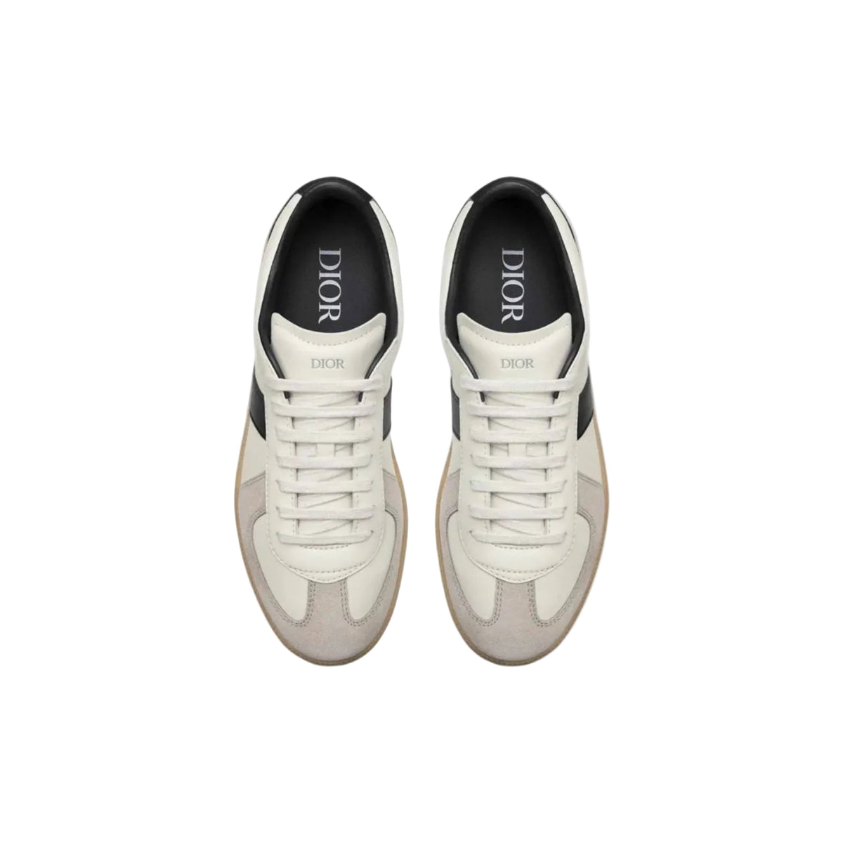 Dior B01 Matchpoint Sneaker
Black and White Smooth Calfskin with Gray Suede Calfskin