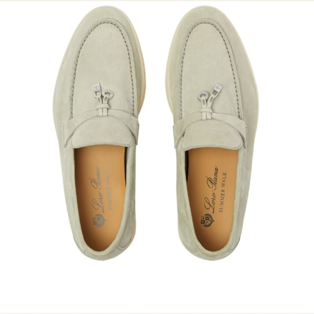 Loro piana summer Walk suede loafers