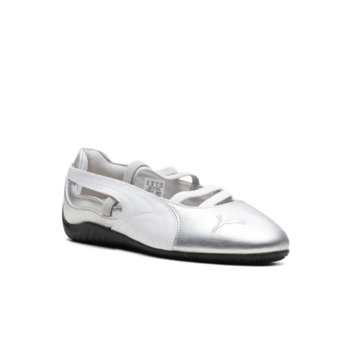 puma speedcat ballet metallic silver
