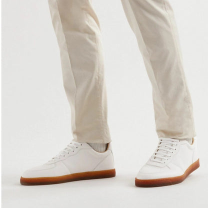Brunello Cucinelli
White Hybrid Pebbled Sneaker