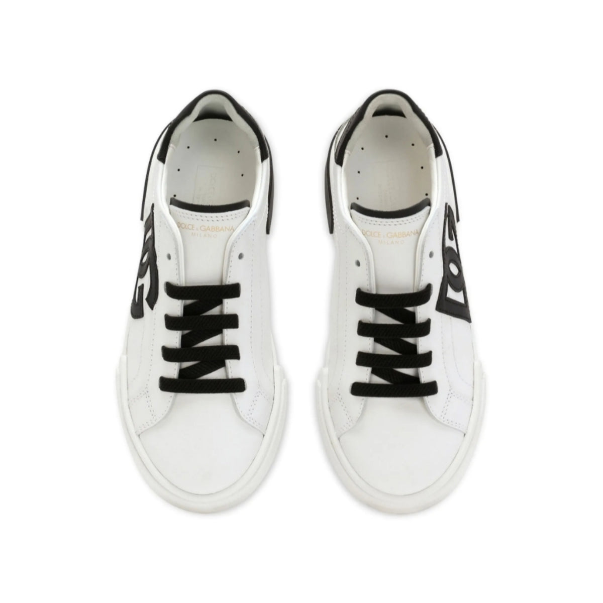 Dolce and Gabbana Portofino vintage calfskin sneakers